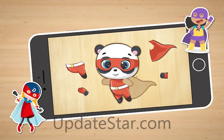 Baby Superhero Jigsaw Puzzle 4.9