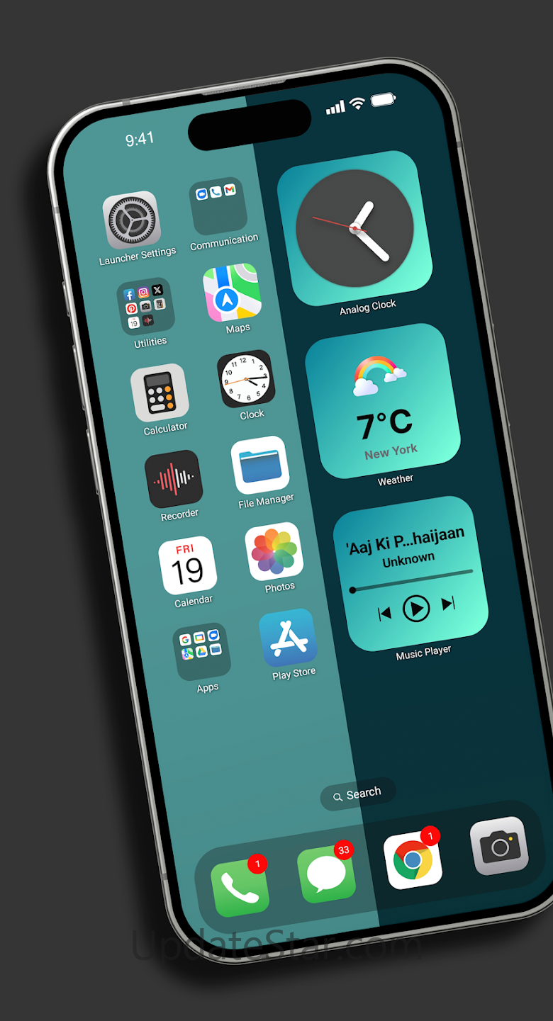 iOS Launcher 17 - 52 Themes 14.0