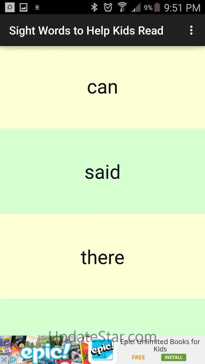 Sight Words to Help Kids Read 1.06