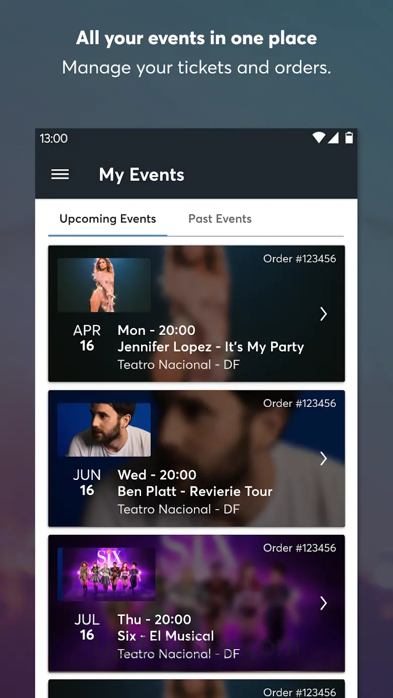 Ticketmaster MX Event Tickets 248.0