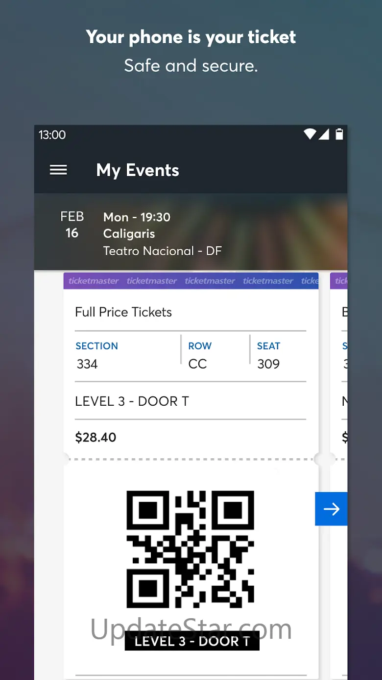 Ticketmaster MX Event Tickets 248.0