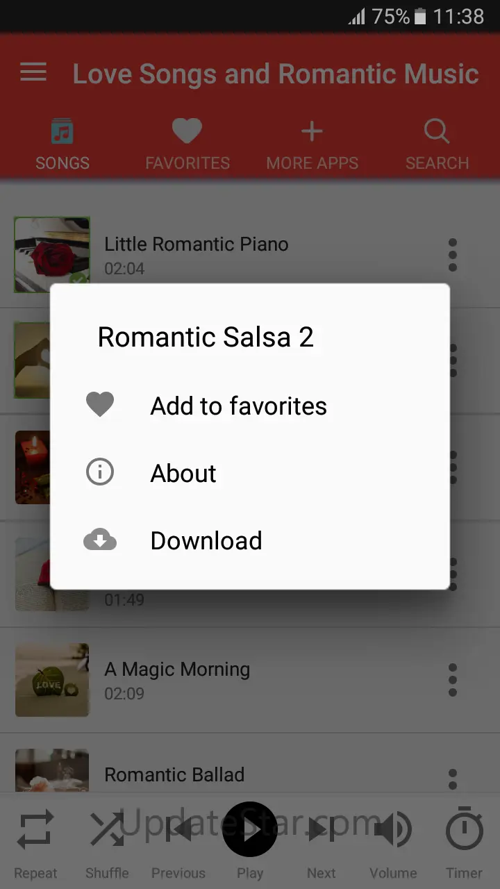 Love Songs and Romantic Music 13.2.1