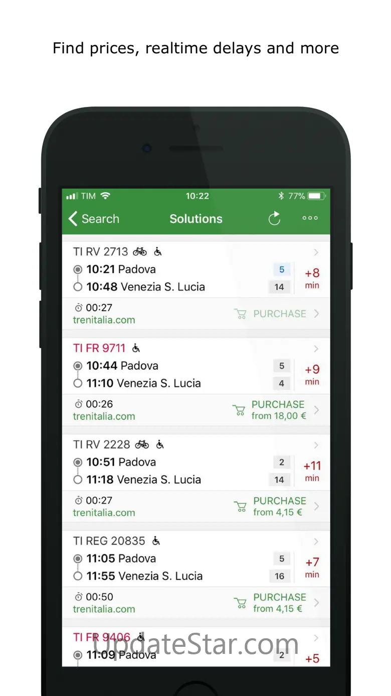 Train Timetables in Italy 2.6.5