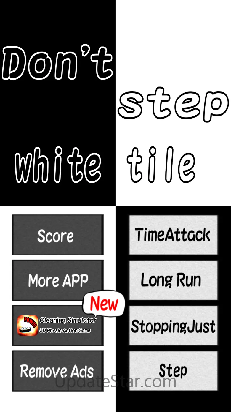 Don't step the white tile 33