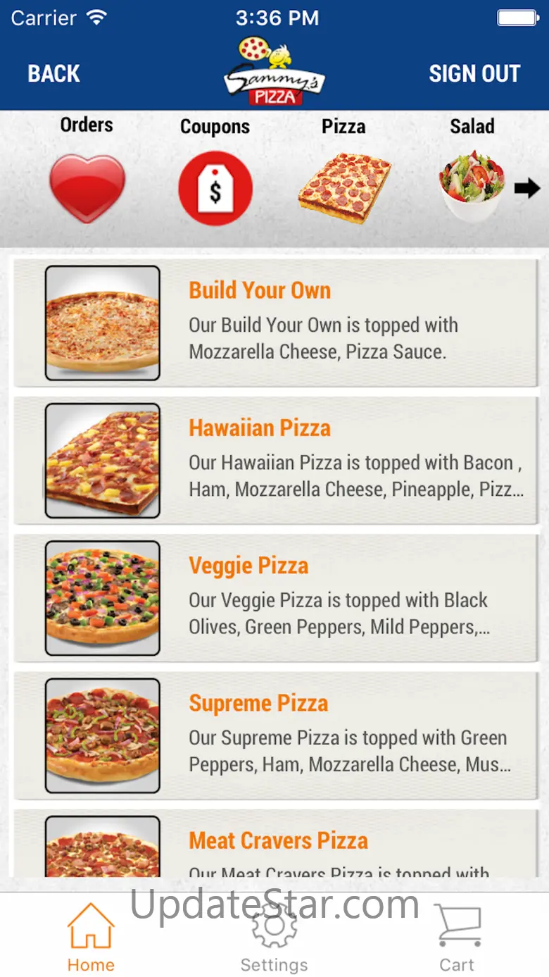 Sammy’s Pizza 2.0.1
