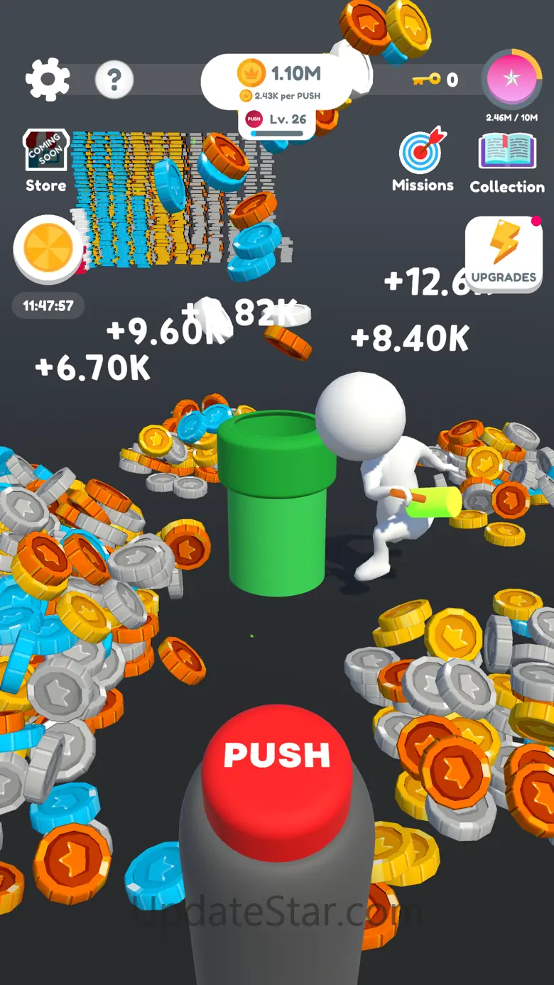 Idle Coin Button: Bitcoin game 2.2.3