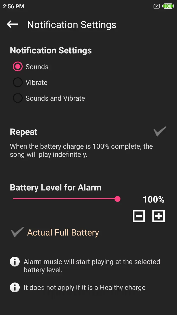 Battery Sound Alarm 1.4.4