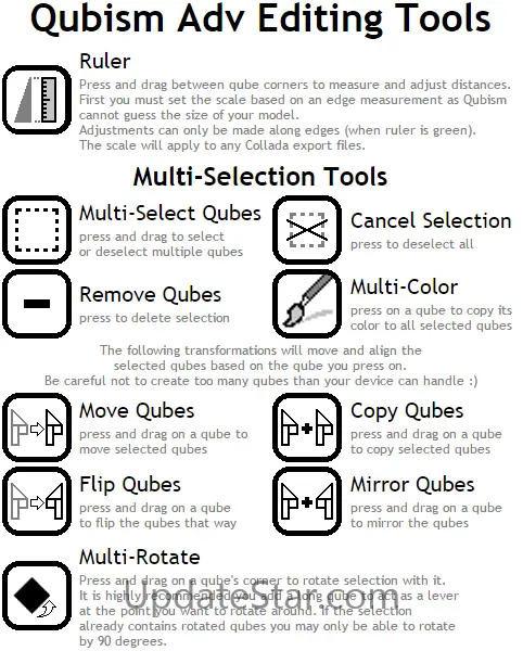 Qubism 3D modeling 0.9.6