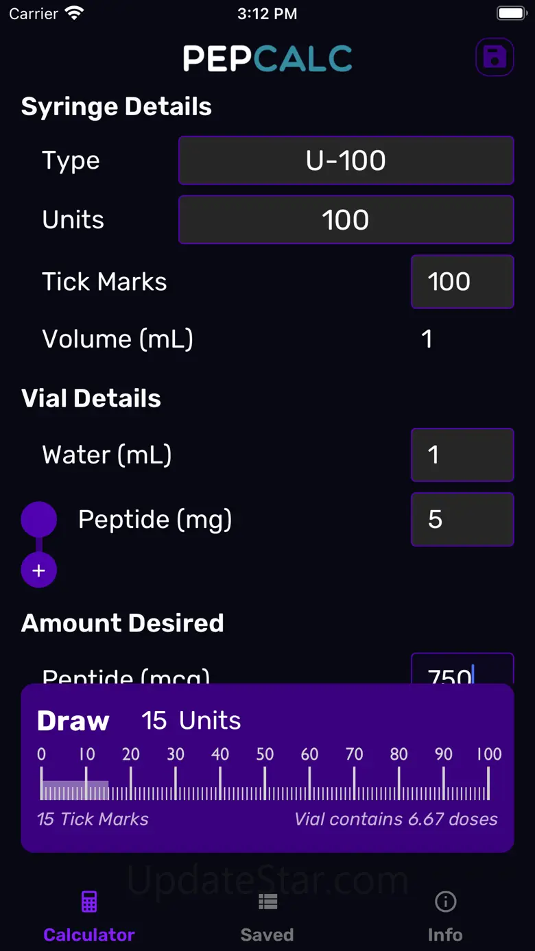 PepCalc - Peptide Calculator 49.3
