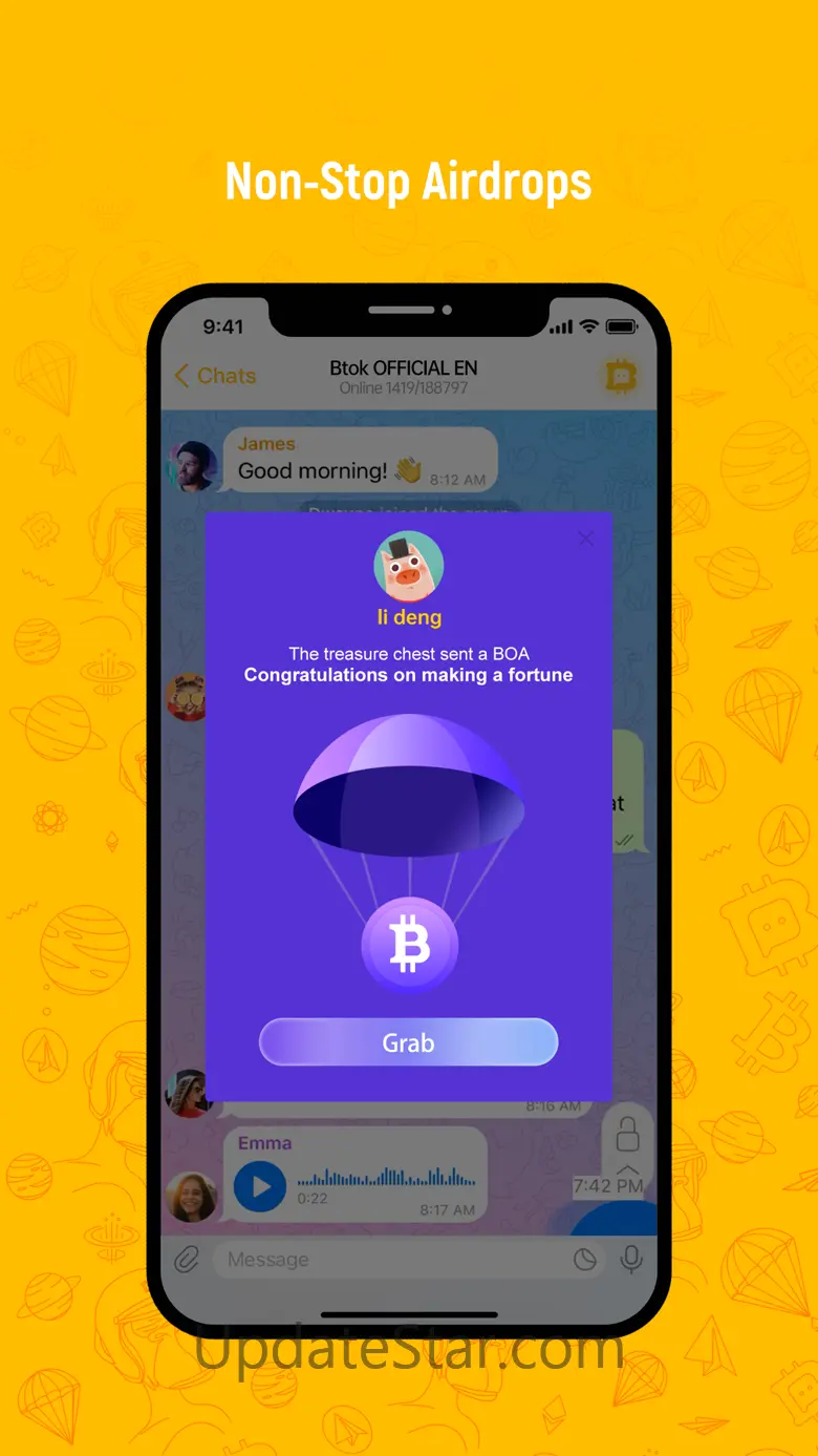 Btok-Blockchain Messenger 6.2.0
