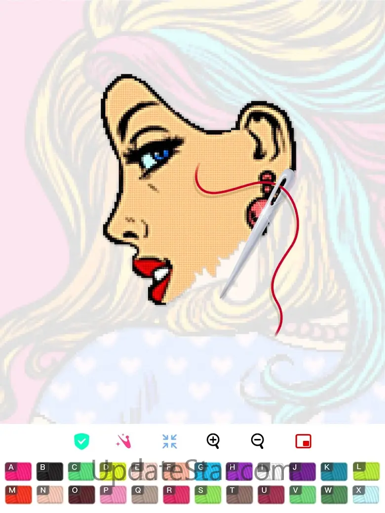 Color by Letter: Sewing game 1.5.4