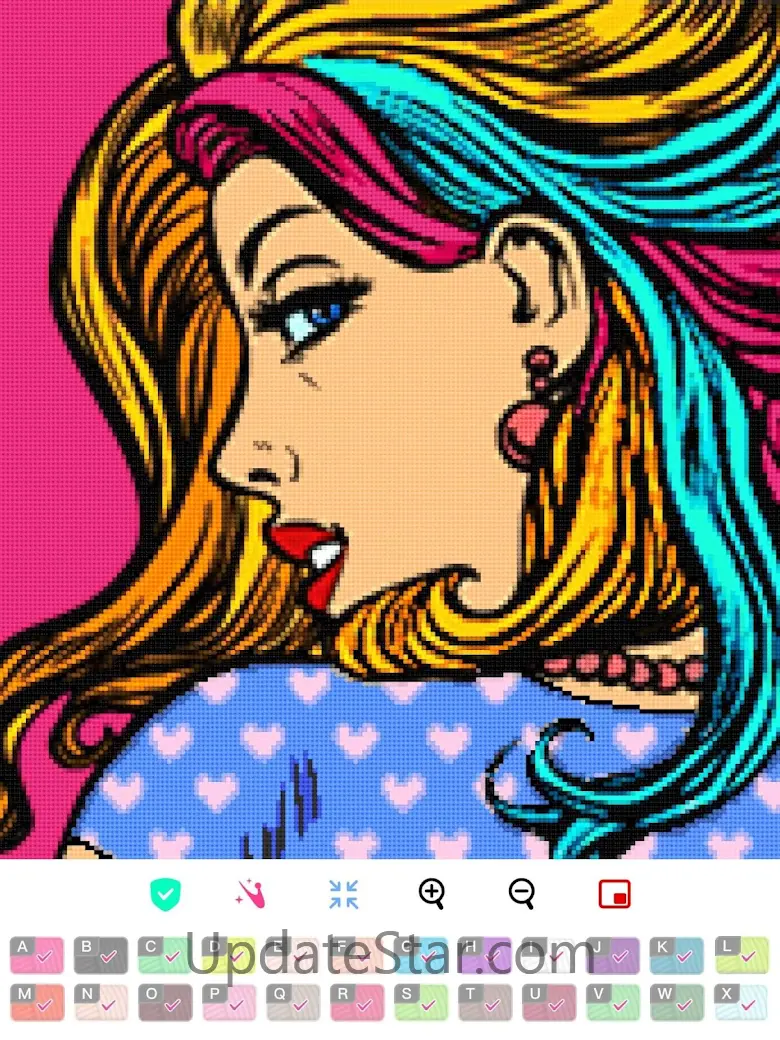 Color by Letter: Sewing game 1.5.4