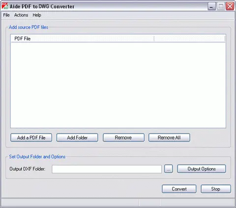 PDF to DWG Converter 7.1
