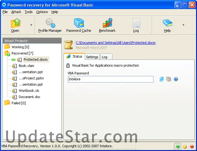VBA Password Recovery Professional 1.1