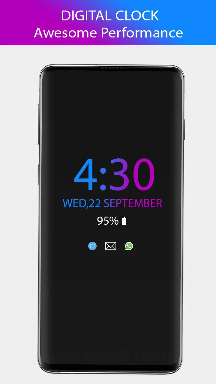 always on display clock screen 5.0