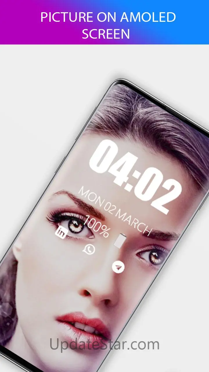 always on display clock screen 5.0