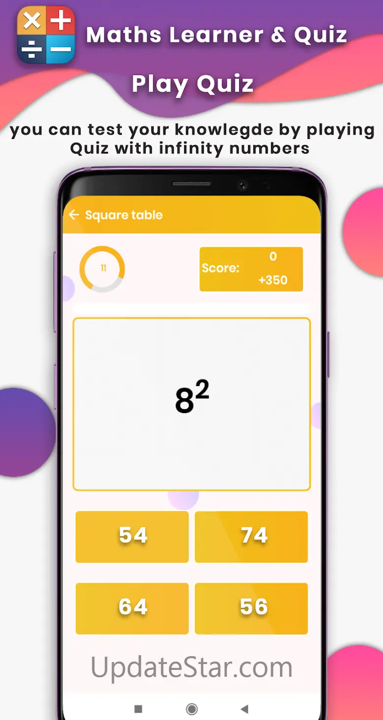 Learn Math : mental arithmetic 6.4