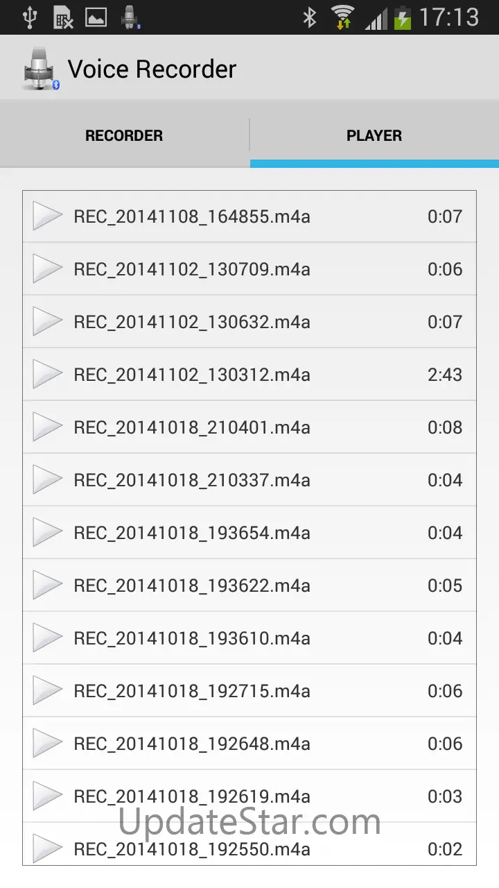 Bluetooth Voice Recorder 0.11.0
