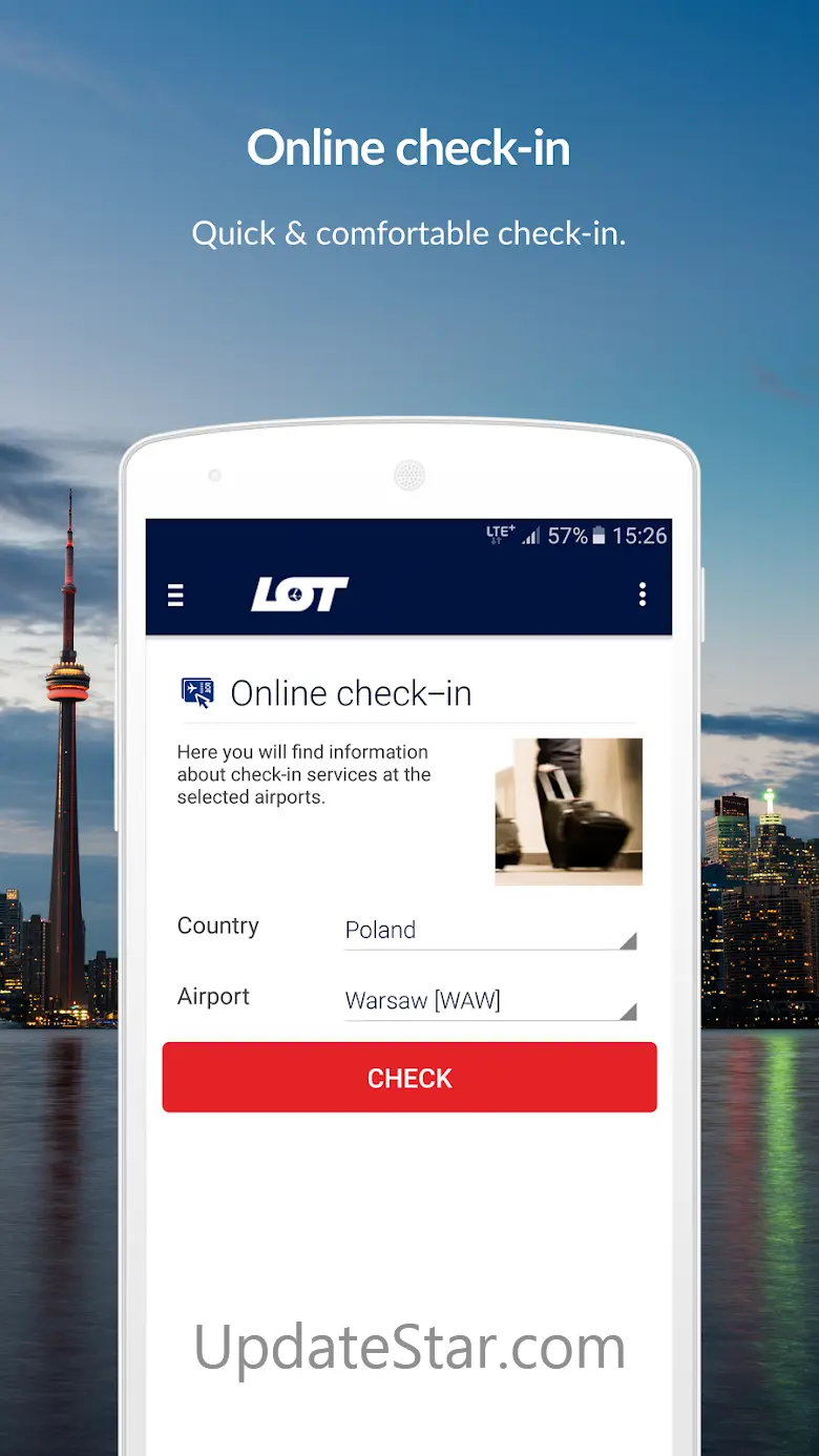 LOT - flight tickets, check-in 2.2.0