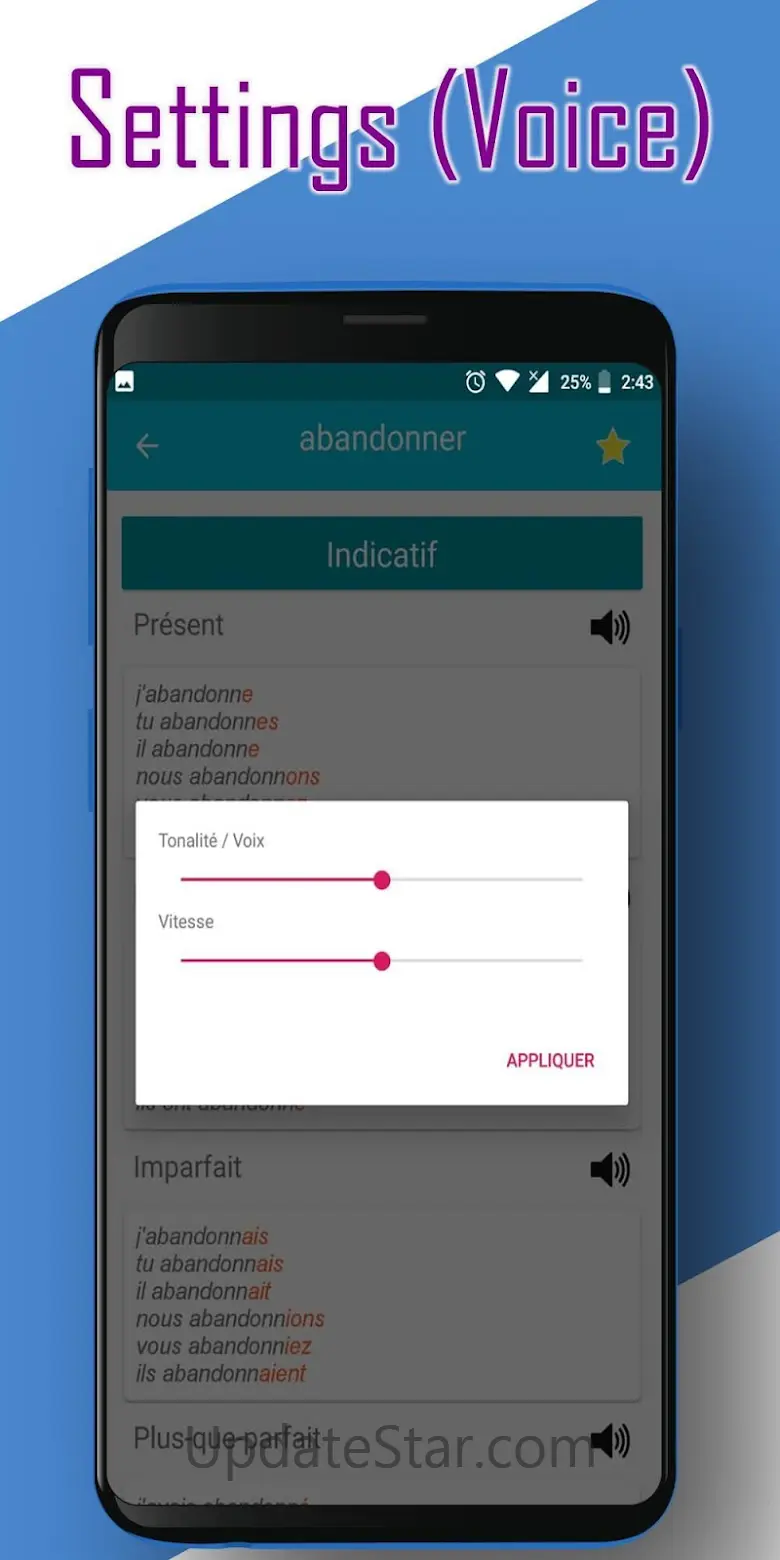 French conjugation - offline 4.0.3