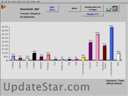 Household Accounting for Excel 7.0