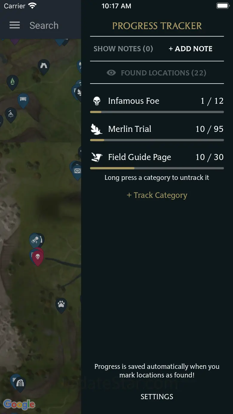 MapGenie: Legacy Map 1.7.9