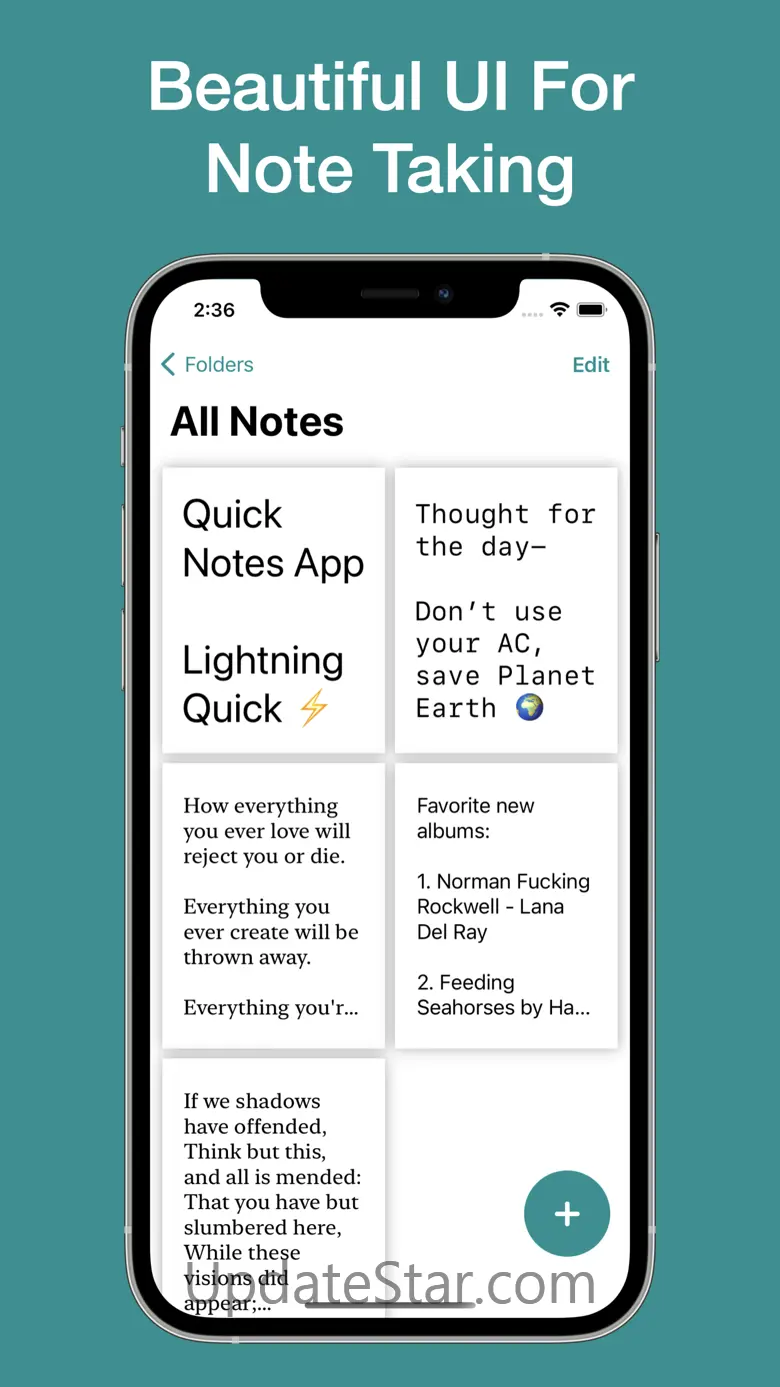 QuickNotes App 2.1