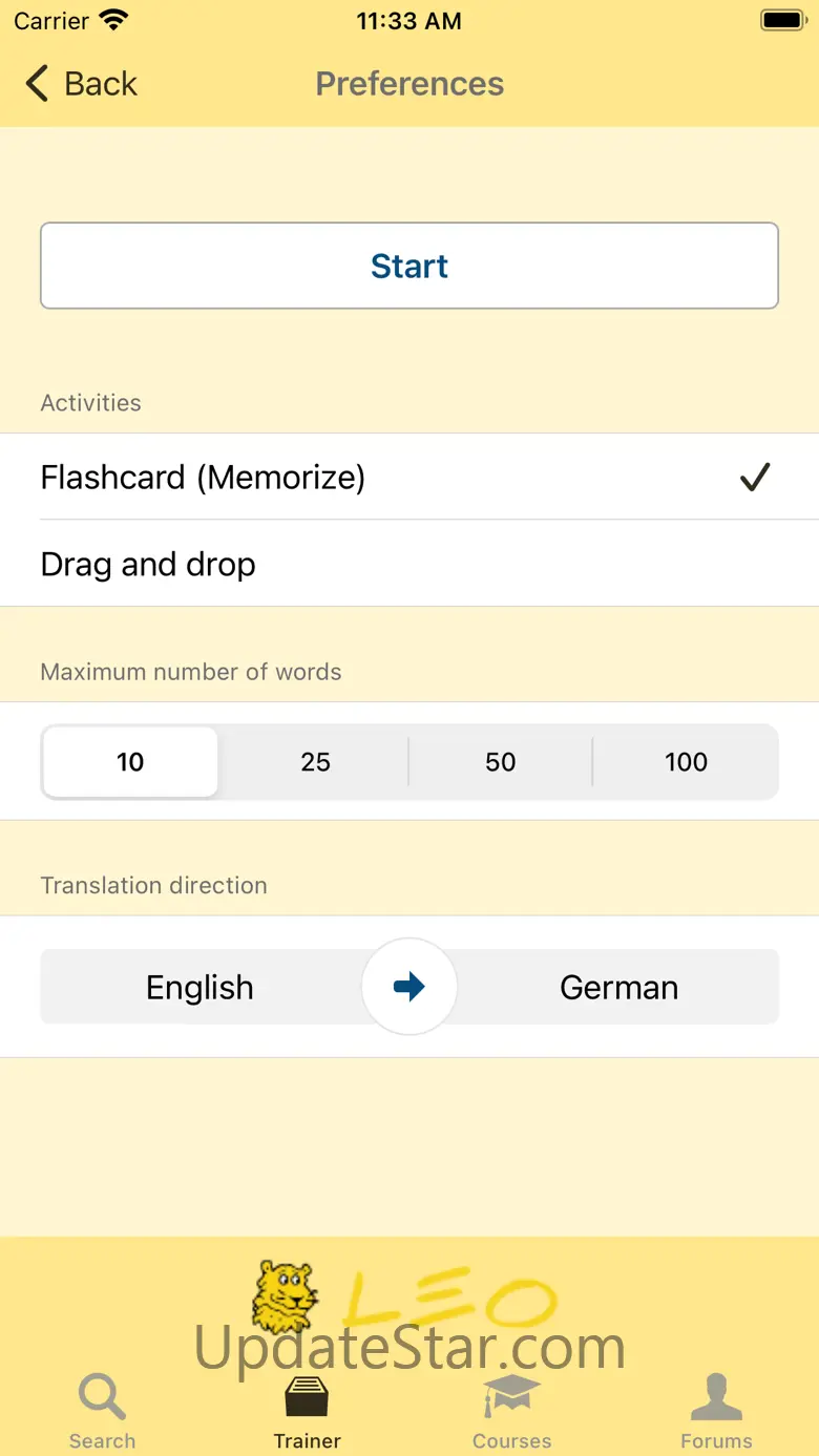 LEO dictionary 9.0.11