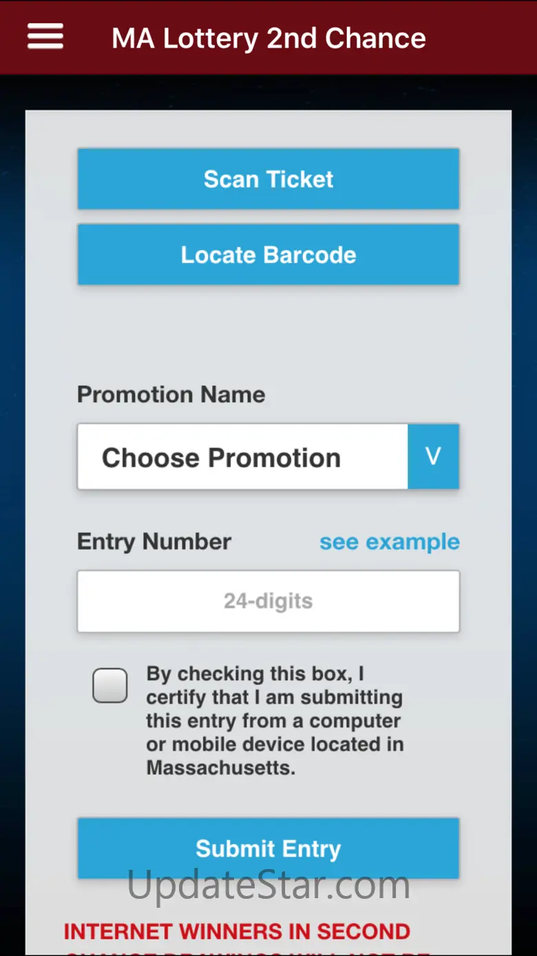 MA Lottery 2nd Chance 1.0.7