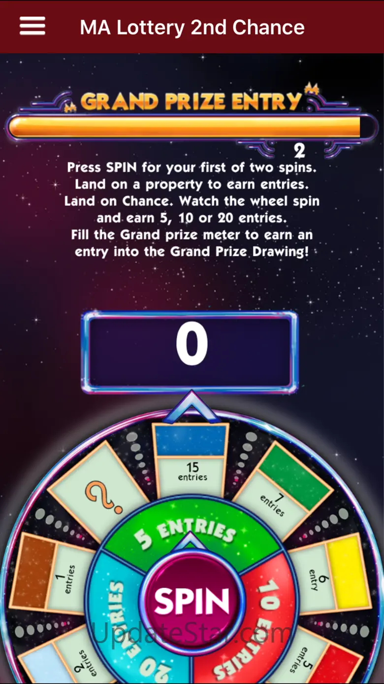 MA Lottery 2nd Chance 1.0.7
