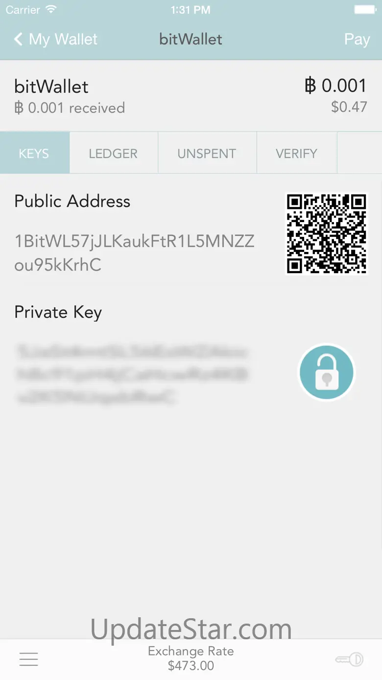 bitWallet™  —  Bitcoin Wallet 2.7