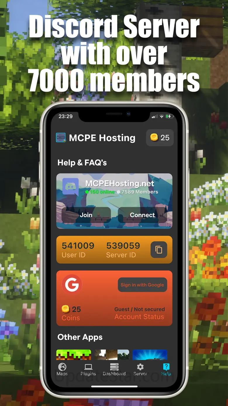 MCPE Hosting: Minecraft Server 4.0.0