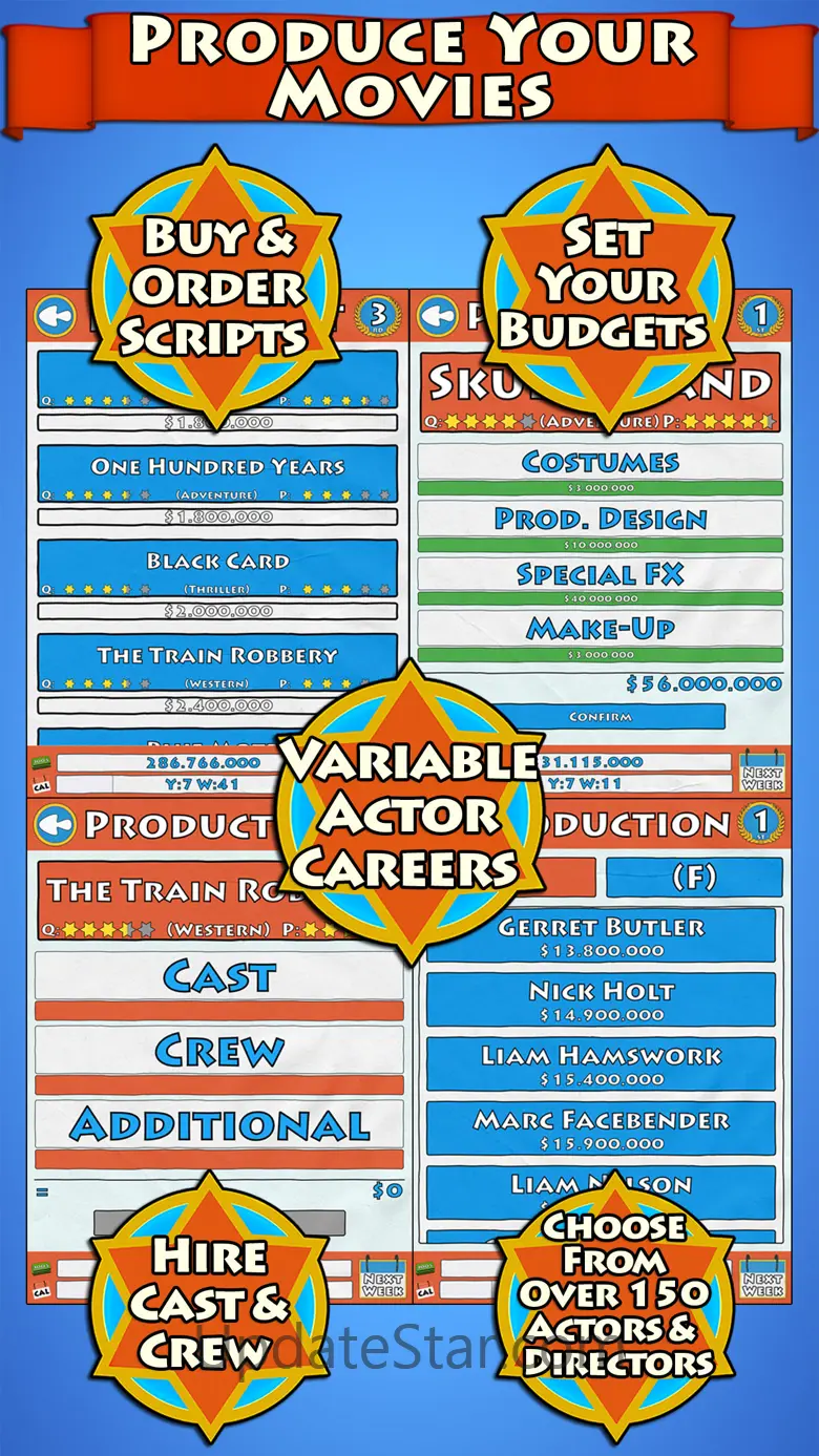 Hollywood Studios Tycoon Game 1.3.0