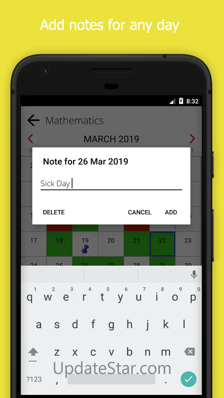 Attendance Register (students/ 5.3