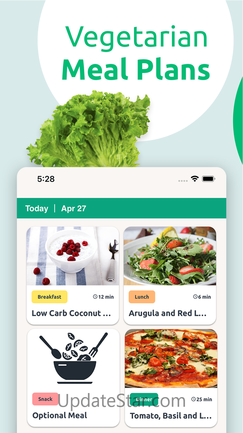 Vegetarian Meal Plan & Recipes 1.4.3