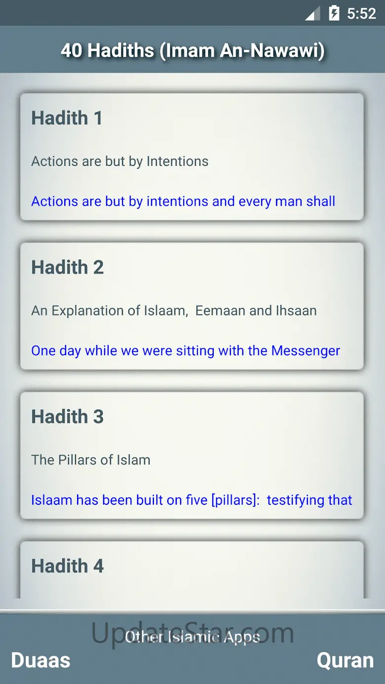 40 hadiths (An-Nawawi) 3.0.1