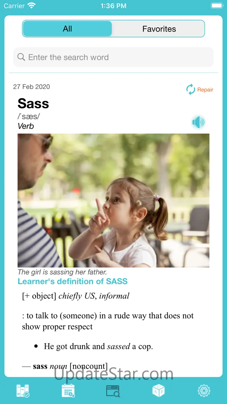 English Word of the Day 1.6.4