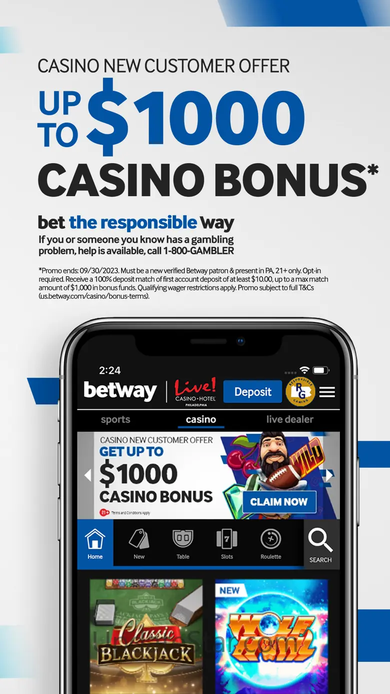 Betway PA: Sportsbook & Casino 1.0.89