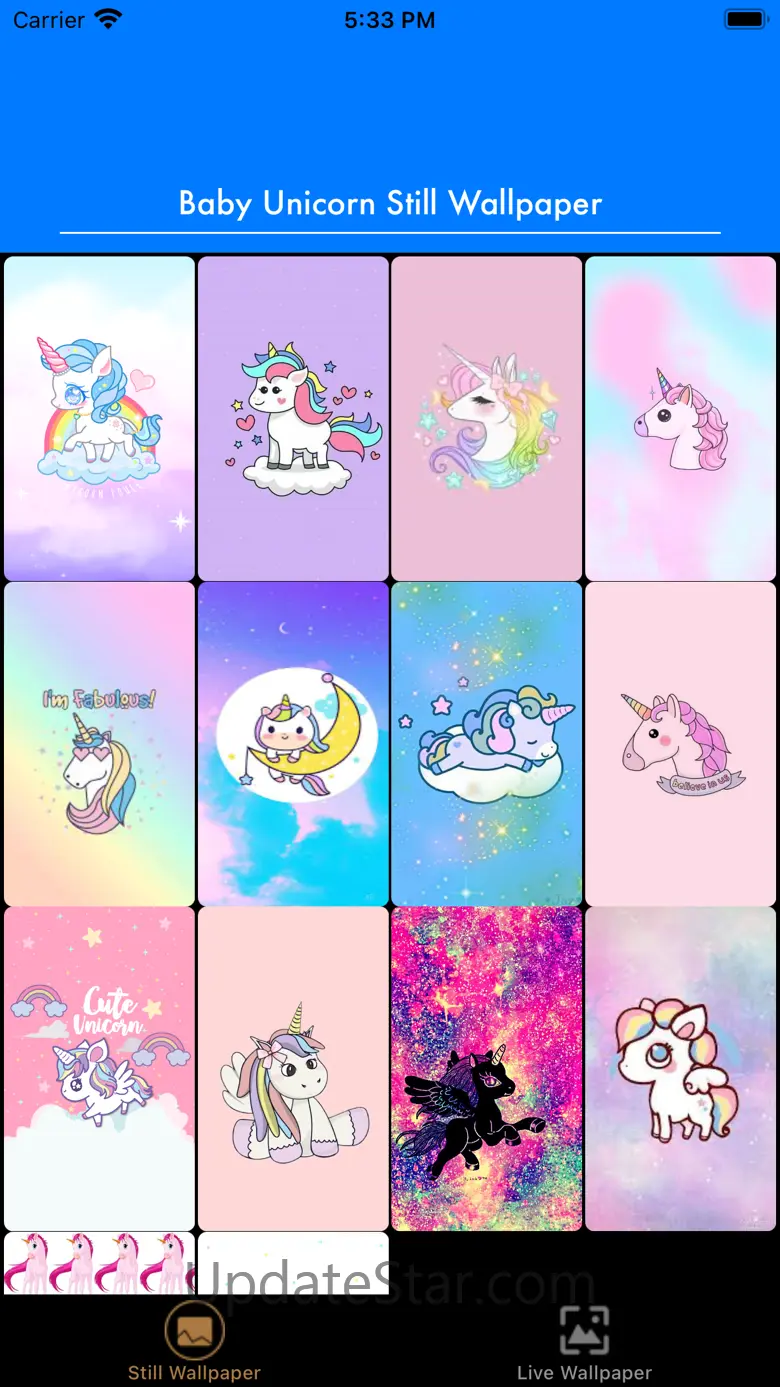 Baby Unicorn Live Wallpaper 1.0