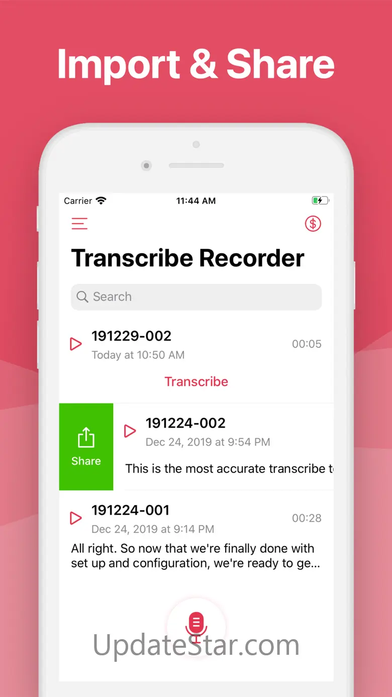 Transcribe Recorder - Memo 1.3.2