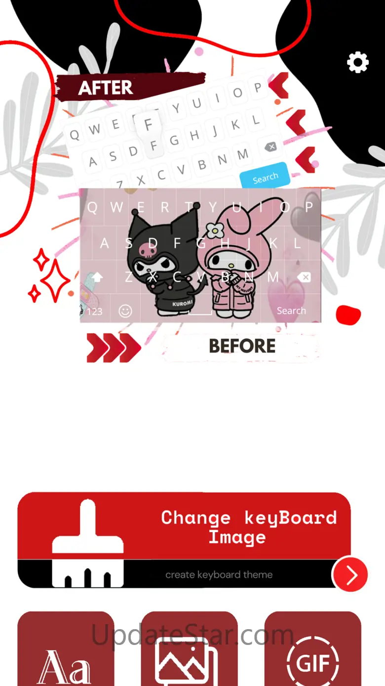 kuromi and melody HD - Themes 1.1