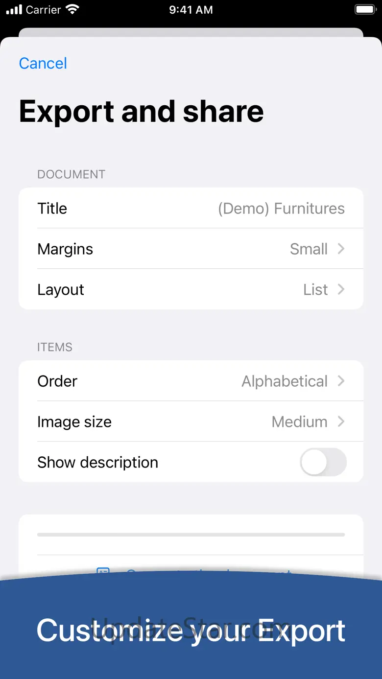 Photo Inventory with Pictory 1.10.1