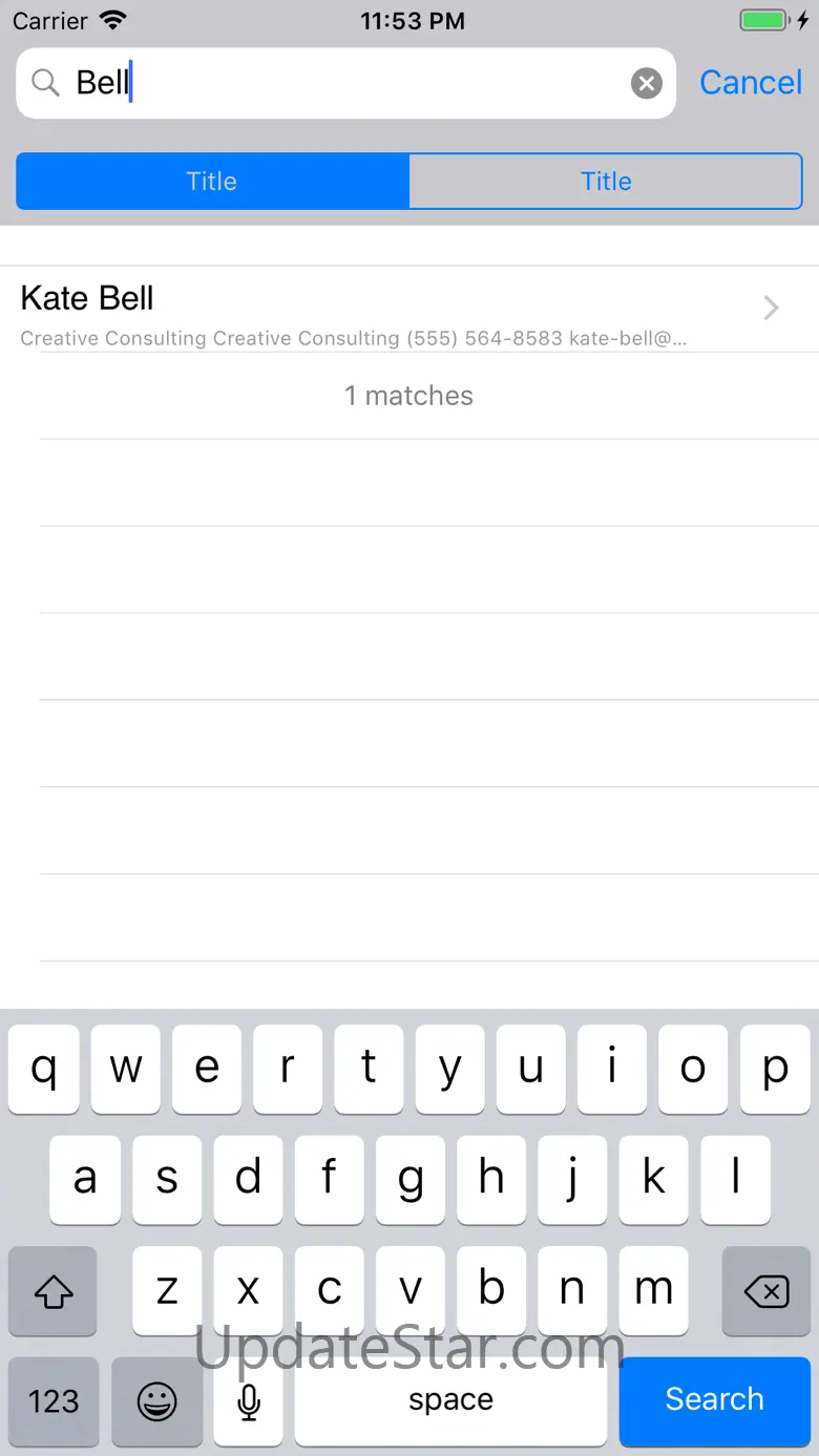 Contacts last entries & search 2.9