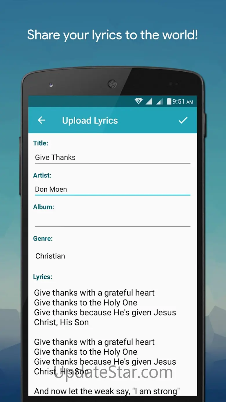Lyrics Library 3.9