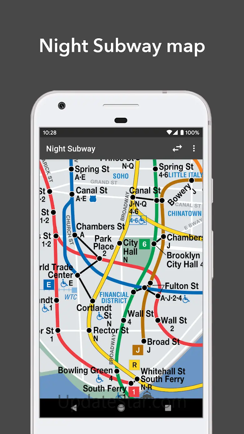 Map of NYC Subway: offline MTA 4.0.0