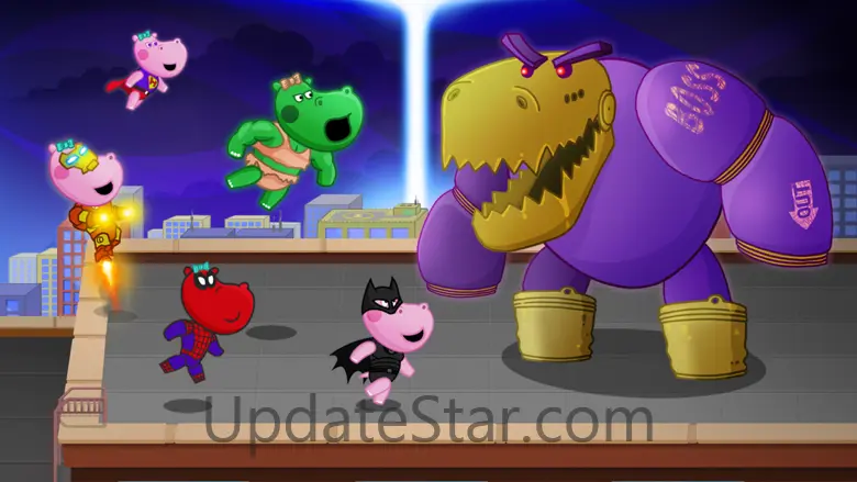 Superhero Hippo: Epic Battle 3.3