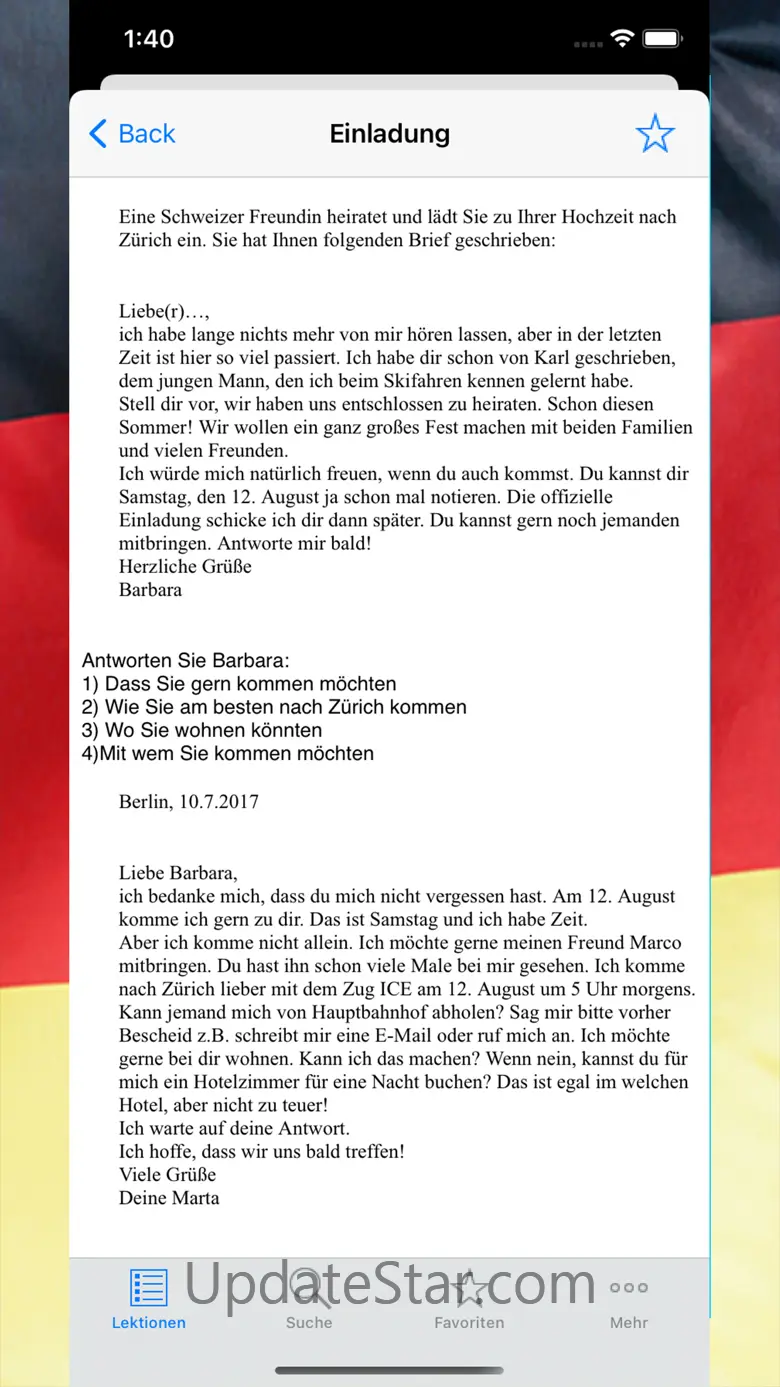 Schreiben b1 - b2 4.0
