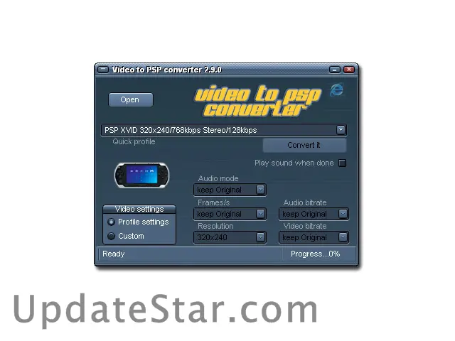 Video To PSP Converter 2.32