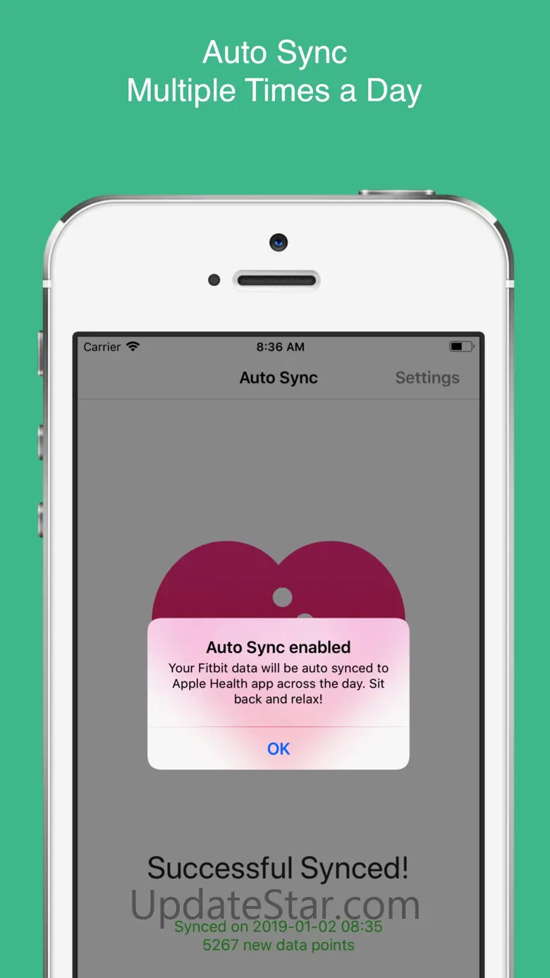 Auto Sync for Fitbit to Health 1.1