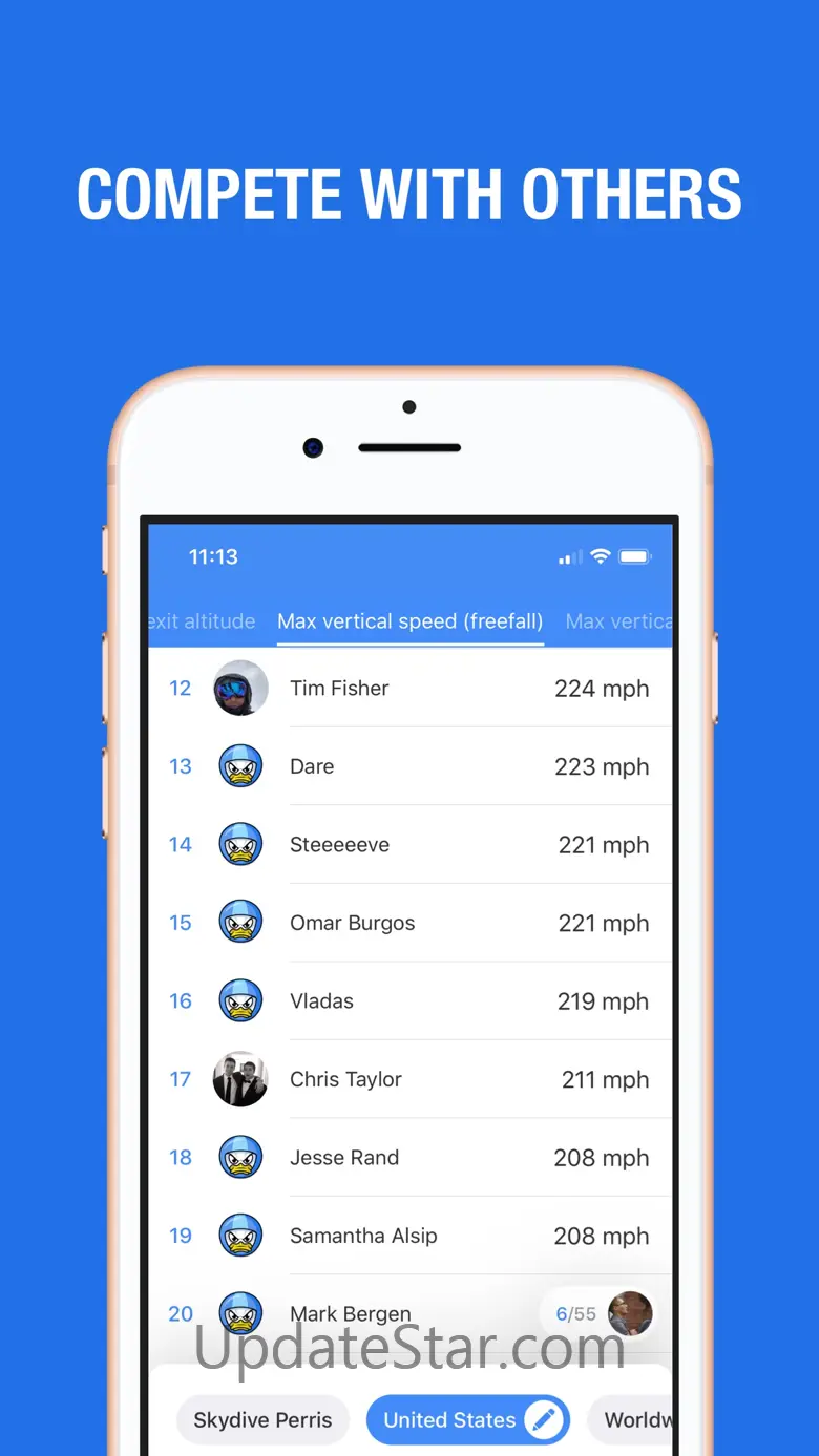 Skyduck – Skydiving Logbook 1.22